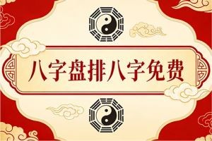 八字盘排八字免费