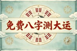 免费八字测大运