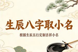 生辰八字取小名