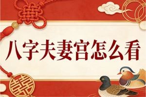 八字夫妻宫怎么看