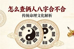 怎么查俩人八字合不合