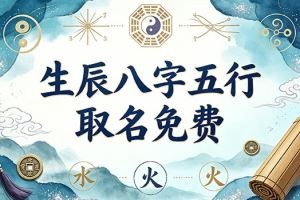 生辰八字五行取名免费