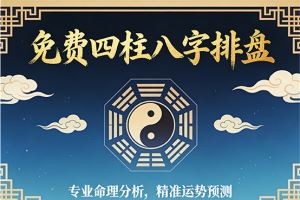 免费四柱八字排盘