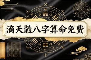 滴天髓八字算命免费
