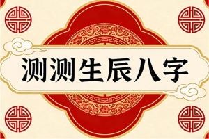 测测生辰八字
