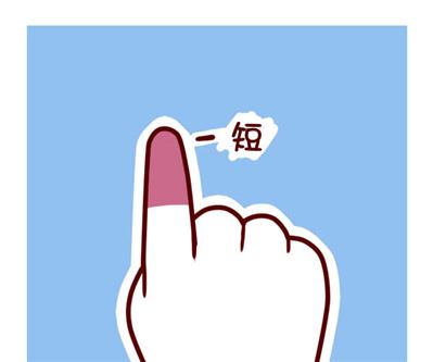 手指长短看性格命运？