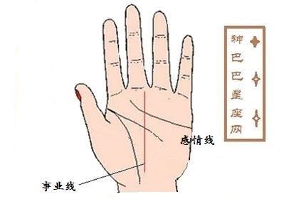 感情线与事业线相交的女人属于事业型的女强人！