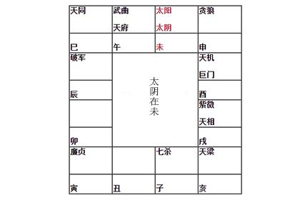 紫微命盘解析太阳太阴在未宫 神巴巴测试网