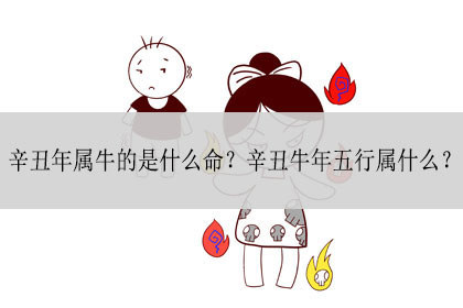 辛丑年属牛的是什么命辛丑牛年五行属什么