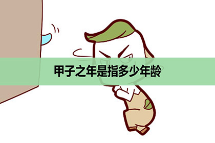 甲子年是什么年份