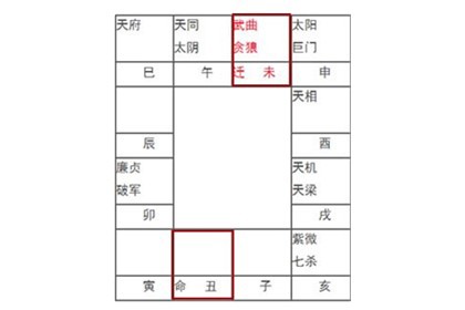 紫微命盘中命宫无主星借对宫武曲贪狼详解 神巴巴星座网